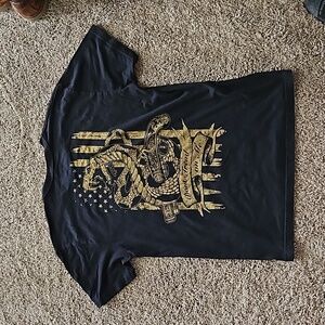 Zero Foxtrot t shirt, black, size M